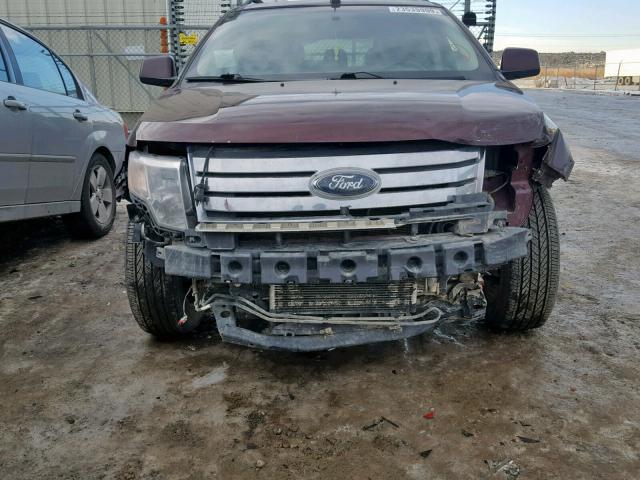 2FMDK48C09BA33122 - 2009 FORD EDGE SEL RED photo 9