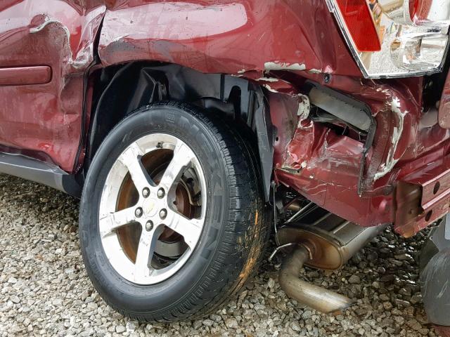 2CNDL63F976020434 - 2007 CHEVROLET EQUINOX LT 栗色 照片 9