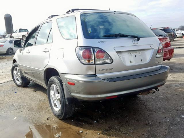 JTJGF10U210089154 - 2001 LEXUS RX 300 SILVER photo 3