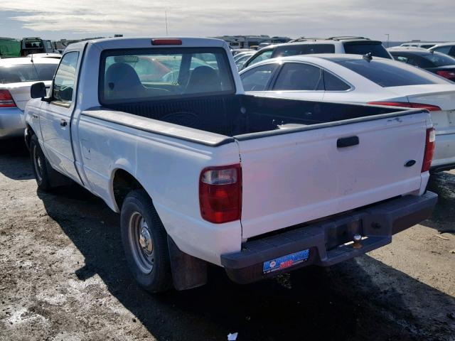 1FTYR10C21TA13762 - 2001 FORD RANGER WHITE photo 3