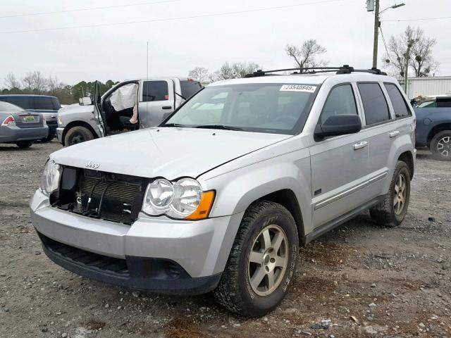 1J8GS48K99C548282 - 2009 JEEP GRAND CHER GRAY photo 2