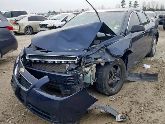 1G1ZB5EB1A4108879 - 2010 CHEVROLET MALIBU LS BLUE photo 2