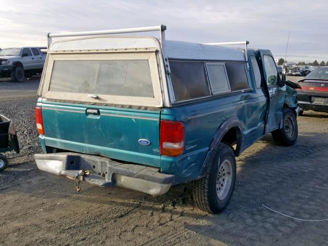 1FTCR15XXPPA73327 - 1993 FORD RANGER GREEN photo 4