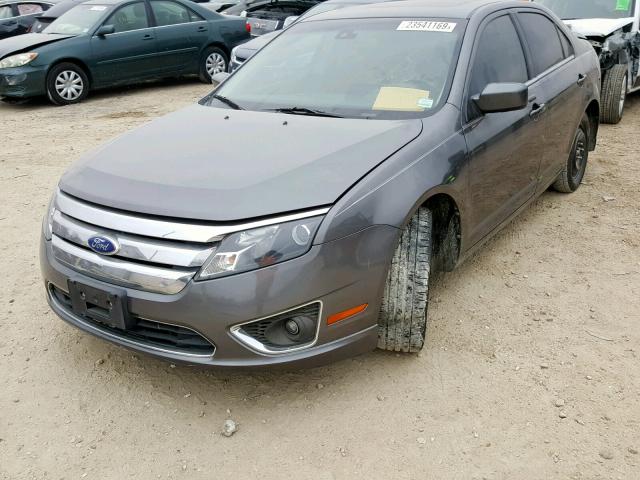 3FAHP0JG5BR273468 - 2011 FORD FUSION SEL GRAY photo 2