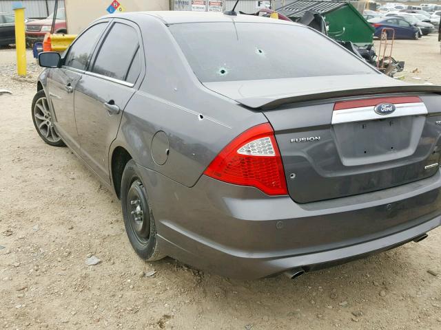 3FAHP0JG5BR273468 - 2011 FORD FUSION SEL GRAY photo 9