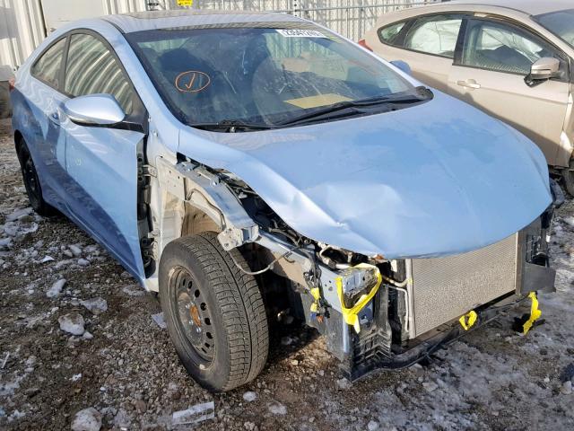 KMHDH6AEXDU002159 - 2013 HYUNDAI ELANTRA CO BLUE photo 1