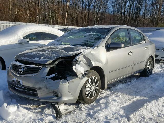 3N1AB6AP3AL608292 - 2010 NISSAN SENTRA 2.0 GRAY photo 2