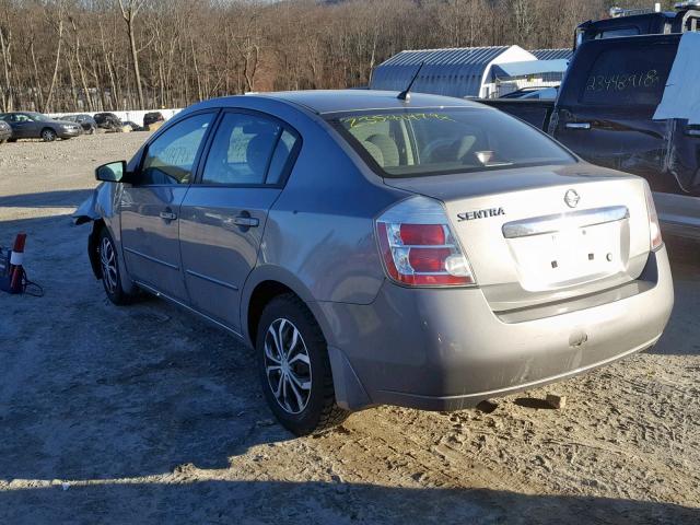 3N1AB6AP3AL608292 - 2010 NISSAN SENTRA 2.0 GRAY photo 3