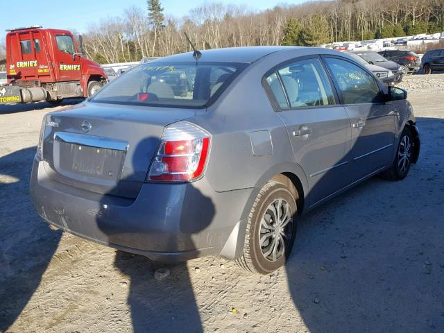 3N1AB6AP3AL608292 - 2010 NISSAN SENTRA 2.0 GRAY photo 4