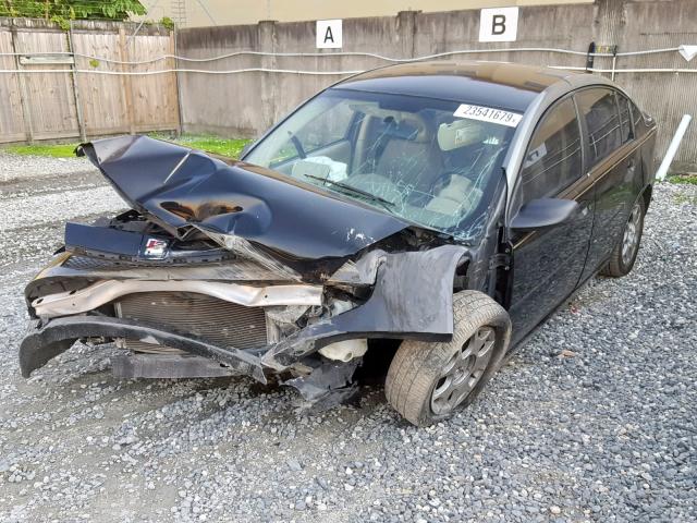 1G8AJ52F43Z134567 - 2003 SATURN ION LEVEL BLACK photo 2
