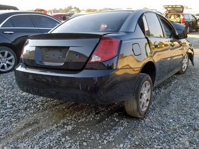 1G8AJ52F43Z134567 - 2003 SATURN ION LEVEL BLACK photo 4
