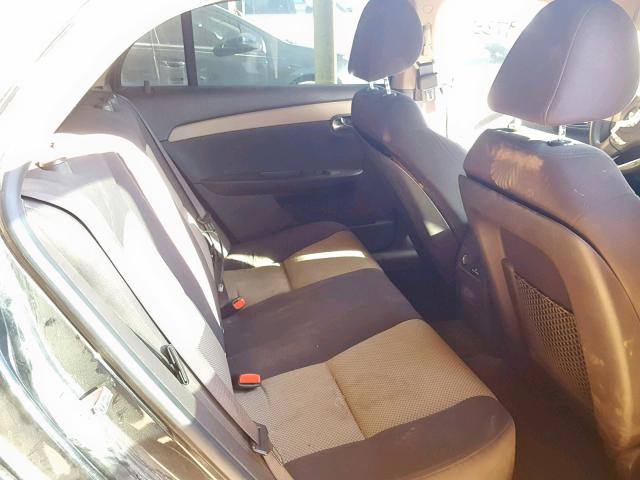 1G1ZC5E08CF292589 - 2012 CHEVROLET MALIBU 1LT BLACK photo 6