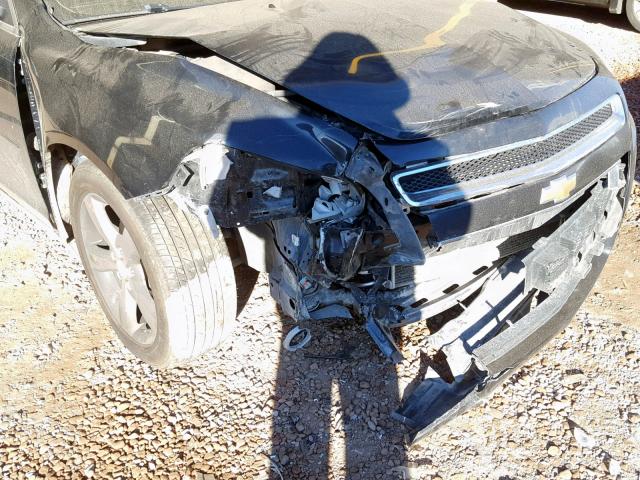 1G1ZC5E08CF292589 - 2012 CHEVROLET MALIBU 1LT BLACK photo 9