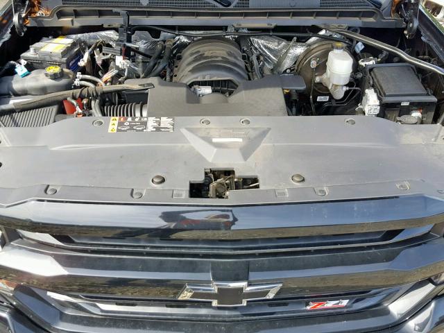 3GCUKREC0HG510567 - 2017 CHEVROLET SILVERADO BLACK photo 7