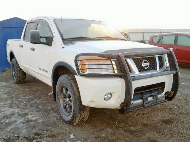 1N6AA0EC4EN515336 - 2014 NISSAN TITAN S WHITE photo 1