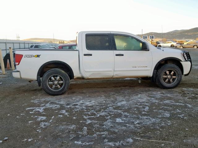 1N6AA0EC4EN515336 - 2014 NISSAN TITAN S WHITE photo 9