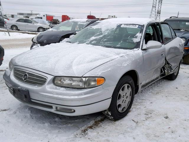 2G4WB52K621193211 - 2002 BUICK REGAL LS SILVER photo 2