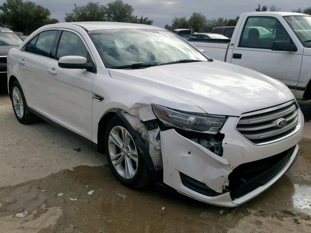 1FAHP2E8XDG220693 - 2013 FORD TAURUS SEL WHITE photo 1