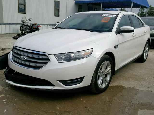 1FAHP2E8XDG220693 - 2013 FORD TAURUS SEL WHITE photo 2