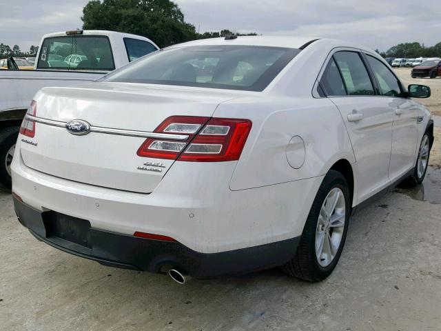 1FAHP2E8XDG220693 - 2013 FORD TAURUS SEL WHITE photo 4