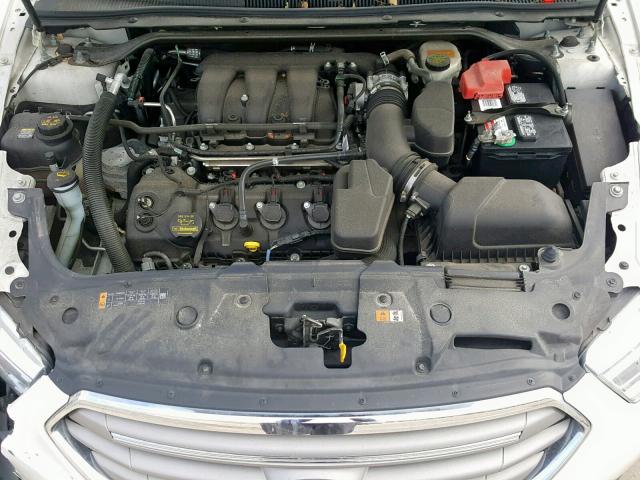 1FAHP2E8XDG220693 - 2013 FORD TAURUS SEL WHITE photo 7