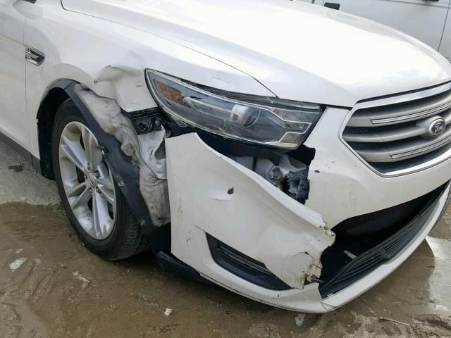 1FAHP2E8XDG220693 - 2013 FORD TAURUS SEL WHITE photo 9