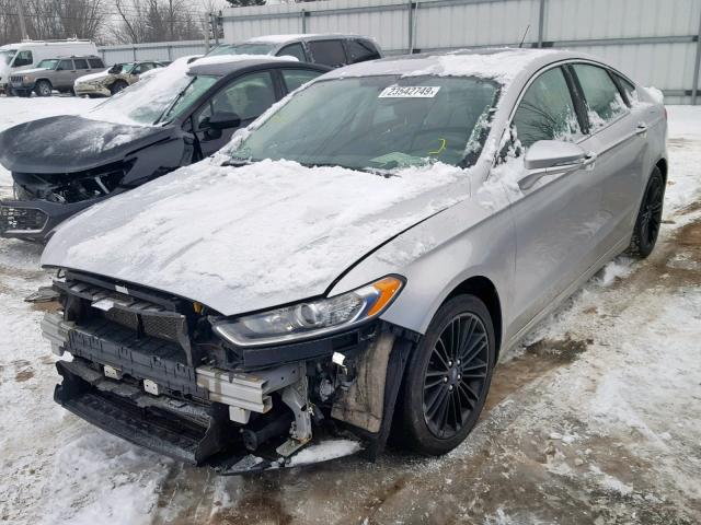 3FA6P0H99ER239990 - 2014 FORD FUSION SE SILVER photo 2