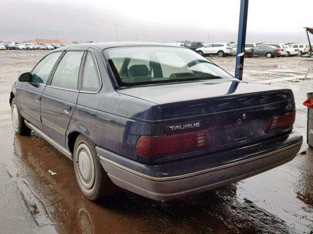 1FACP52U1LG174781 - 1990 FORD TAURUS GL BLUE photo 3