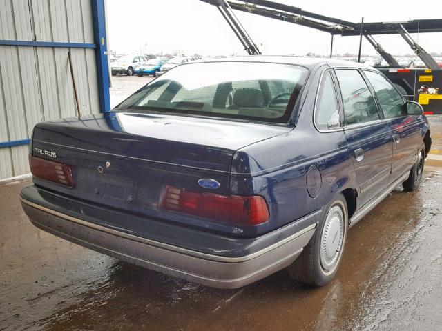 1FACP52U1LG174781 - 1990 FORD TAURUS GL BLUE photo 4