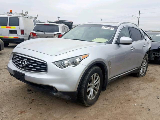 JN8AS1MW1AM850642 - 2010 INFINITI FX35 SILVER photo 2