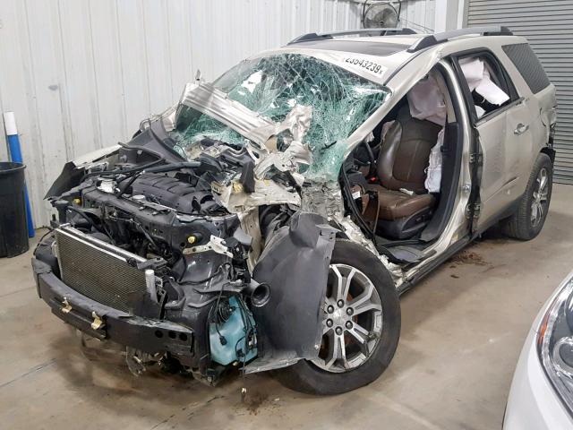 1GKKRRKD9FJ357025 - 2015 GMC ACADIA SLT 金色 照片 2