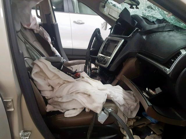 1GKKRRKD9FJ357025 - 2015 GMC ACADIA SLT 金色 照片 5