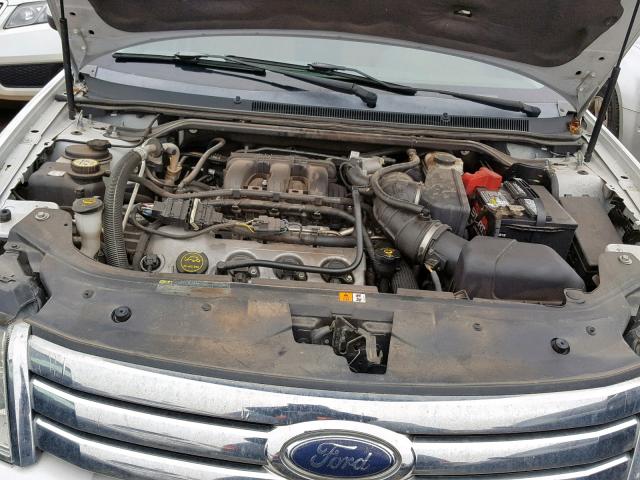 1FAHP24W18G158879 - 2008 FORD TAURUS SEL WHITE photo 7