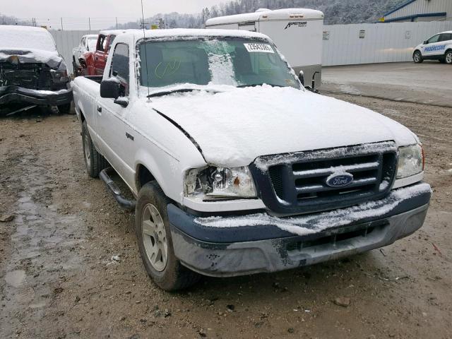 1FTYR10U35PA80197 - 2005 FORD RANGER WHITE photo 1