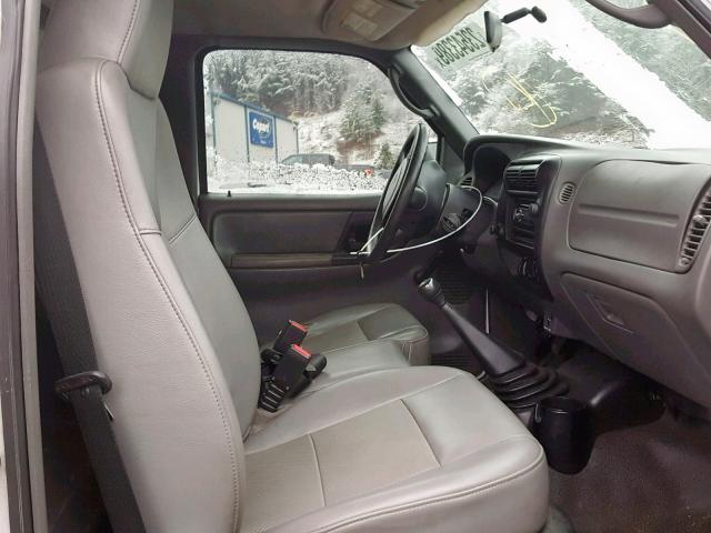 1FTYR10U35PA80197 - 2005 FORD RANGER WHITE photo 5