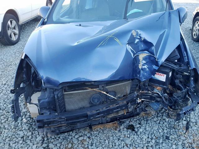 KNAFG526577117849 - 2007 KIA RONDO LX BLUE photo 7