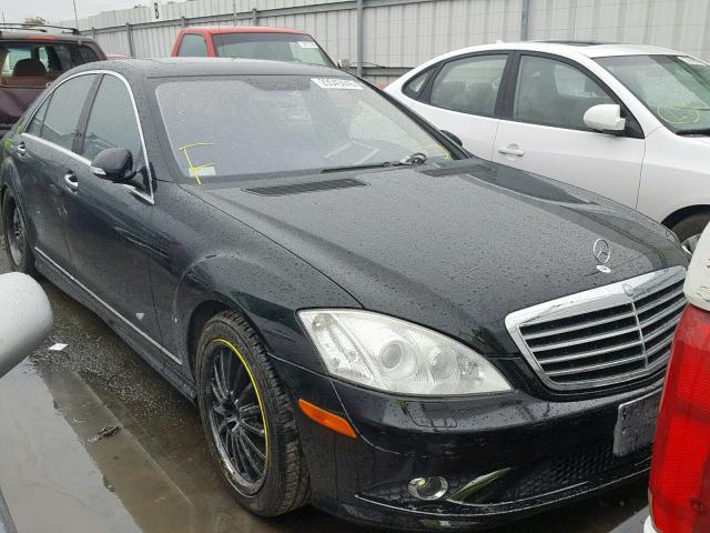 WDDNG71X57A027551 - 2007 MERCEDES-BENZ S 550 BLACK photo 1