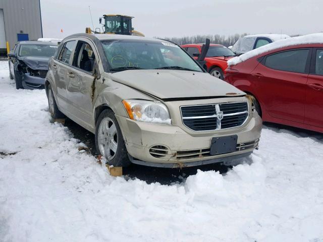 1B3HB48A69D147786 - 2009 DODGE CALIBER SX BEIGE photo 1