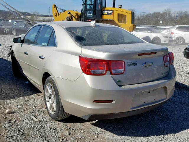 1G11C5SL7FF258319 - 2015 CHEVROLET MALIBU 1LT ოქროსფერი ფოტო 3
