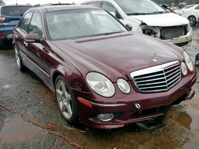 WDBUF56X78B252618 - 2008 MERCEDES-BENZ E 350 BURGUNDY photo 1