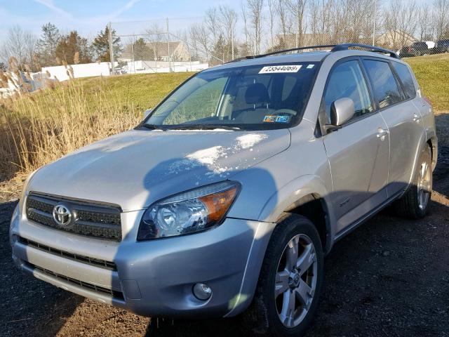 JTMBD32V576046342 - 2007 TOYOTA RAV4 SPORT SILVER photo 2