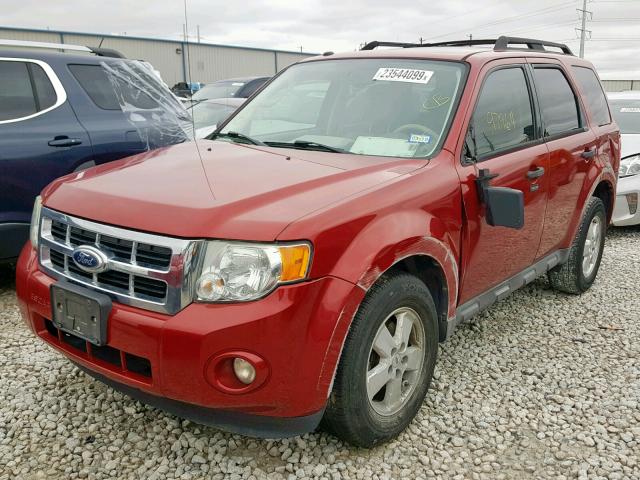 1FMCU0D70BKA07400 - 2011 FORD ESCAPE XLT BURGUNDY photo 2