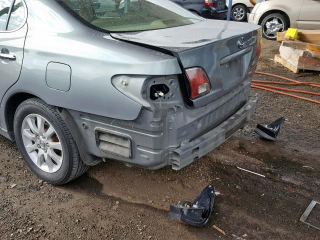 JTHBF30GX36014669 - 2003 LEXUS ES 300 GRAY photo 9