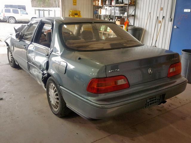 JH4KA7655PC031141 - 1993 ACURA LEGEND L GRAY photo 3