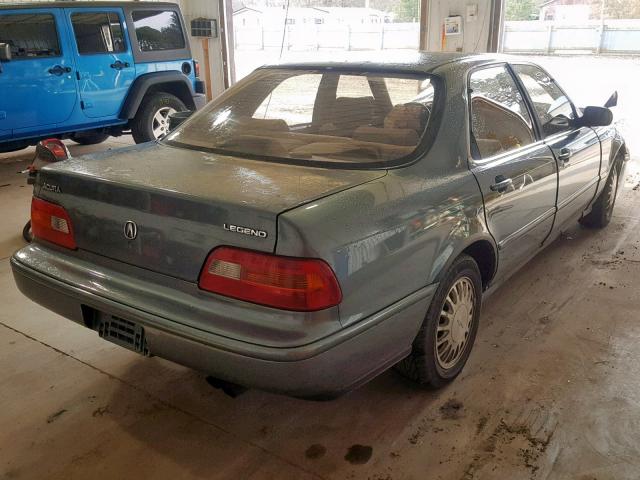 JH4KA7655PC031141 - 1993 ACURA LEGEND L GRAY photo 4