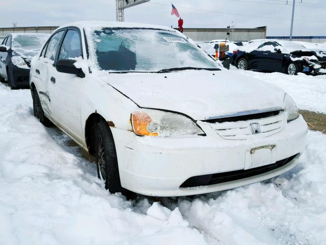 2HGES16172H508696 - 2002 HONDA CIVIC DX WHITE photo 1