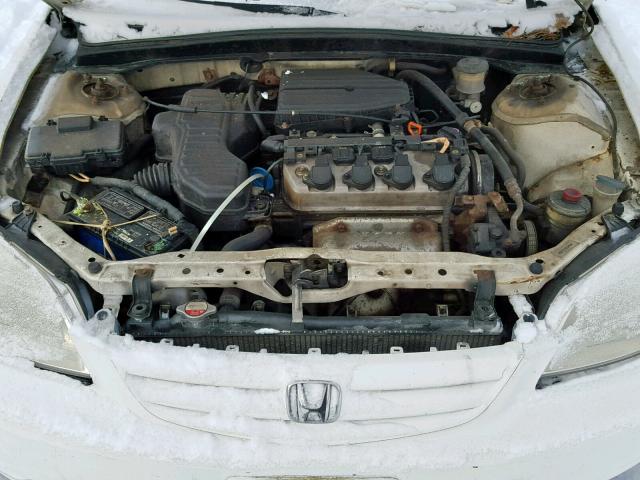 2HGES16172H508696 - 2002 HONDA CIVIC DX WHITE photo 7