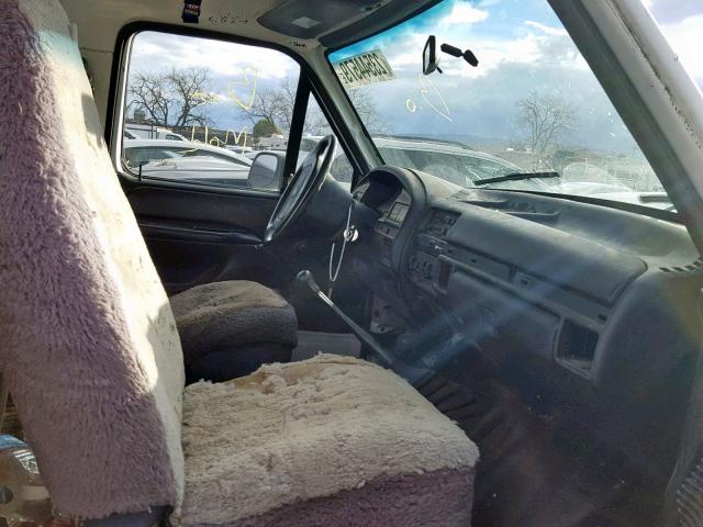 1FMEU15Y9NLA04418 - 1992 FORD BRONCO U10 WHITE photo 5