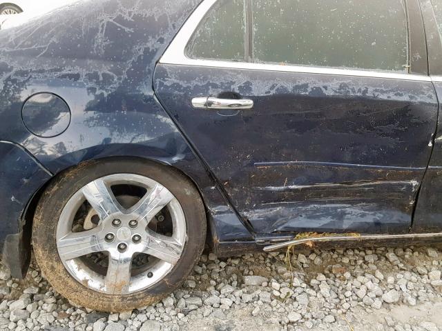1G1ZC5E09CF269824 - 2012 CHEVROLET MALIBU 1LT BLUE photo 9