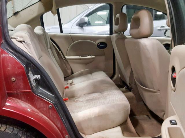 1G8AZ58F67Z174090 - 2007 SATURN ION LEVEL RED photo 6